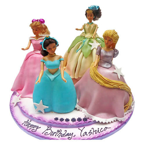 Princess  iced cake